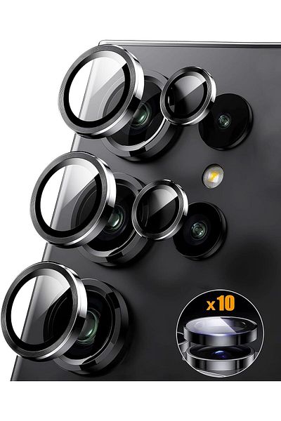 AWH 2 Set Camera Lens Protector for Samsung Galaxy S25 Ultra 5G, 9H Tempered Glass