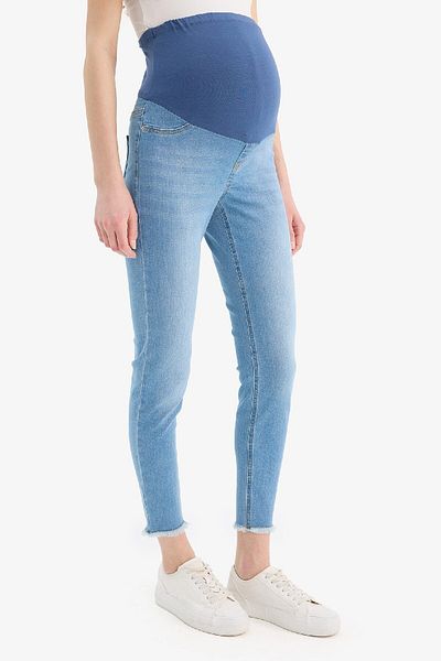 DeFacto Skinny Fit High Waist Straight Leg Long Maternity Pants Z6878AZ24SP