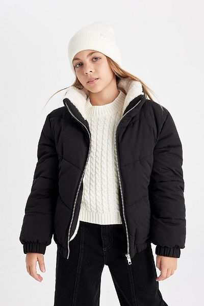 DeFacto Girl's Plush Lining Inflatable Jacket 3137912