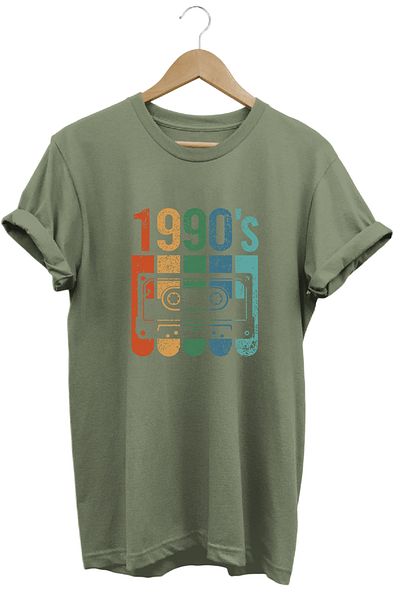 remonz Μπλουζάκι με στάμπα της δεκαετίας του 1990 από 100% βαμβάκι Oversize