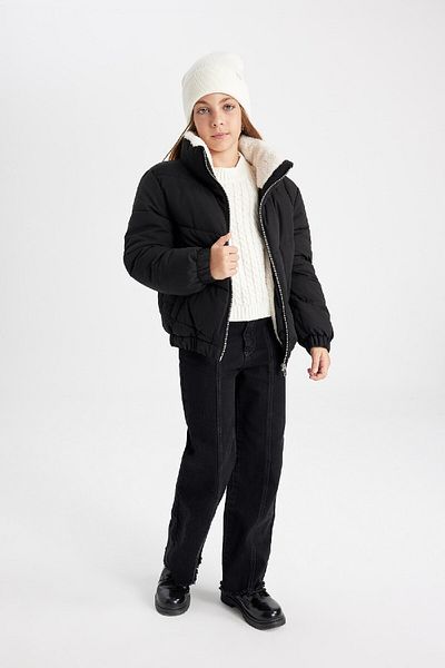 DeFacto Girl's Plush Lining Inflatable Jacket 3137912