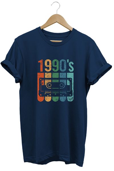 remonz Μπλουζάκι με στάμπα της δεκαετίας του 1990 από 100% βαμβάκι Oversize