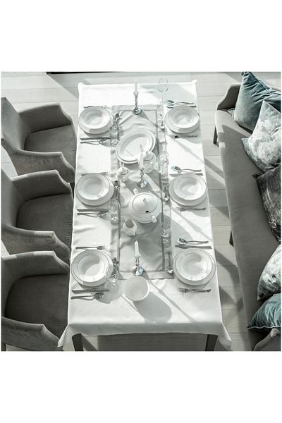 Ambition Platou oval 35,5x21cm, Aura Silver