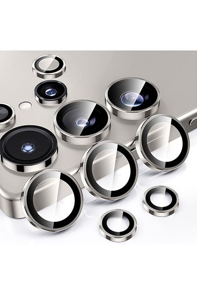 AWH Camera Lens Protector for Samsung Galaxy S25 Ultra, Ultra-HD 9H Glass, Military-Grade