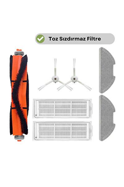 robotyedek Set de înlocuire compatibil Xiaomi Mop 2 Pro-7 piese ALB Mjst1shw