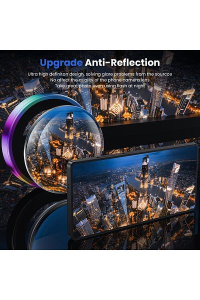 AWH Camera Lens Protector for Samsung Galaxy S25 Ultra, 9H Shatterproof Glass