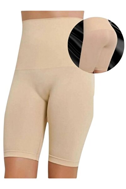 bonbonetti Colanți corset cu piele fără sudură cu talie înaltă pentru ridicar...