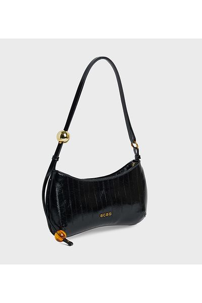 BCBG LOGO DETAIL SHOULDER BAG