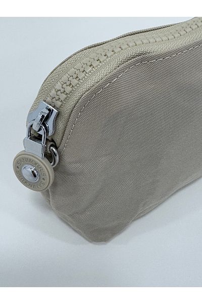 Sanmorris Women's Crinkle Model Card Holder Wallet with 2 Compartments, Metal Zipper and Coin Compartment