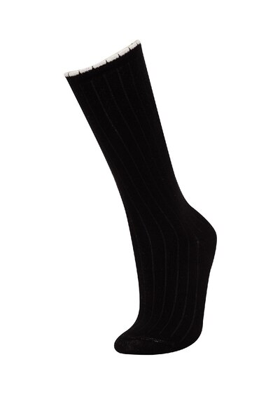 DeFacto Дълги памучни чорапи за момичета C8067A8NS