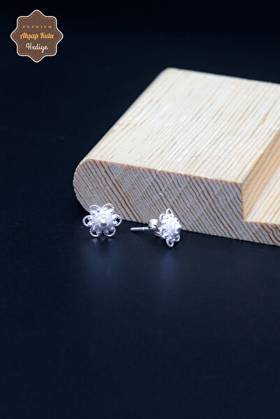 Midyat Nurtaş Gümüş Top Kişniş Bereket Tasarım 925 Ayar Gümüş Telkari Kadın K...