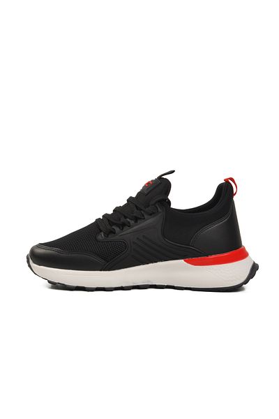 WALKWAY Black White Lightweight Men's Sports Shoes - Disc m