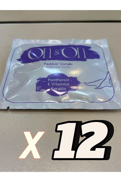 on-on On&On Pedicure Socks with Vitamin E and Keratin Disposable