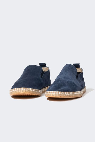 DeFacto Leather Suede Espadrille - Men's Flat Sole C8780AXNS