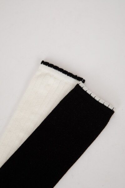 DeFacto Дълги памучни чорапи за момичета C8067A8NS