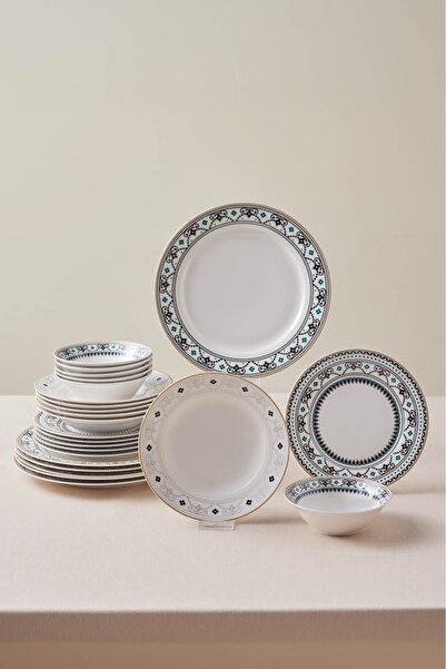 Karaca Vina 24 Parça 6 Kişilik Yemek Takımı