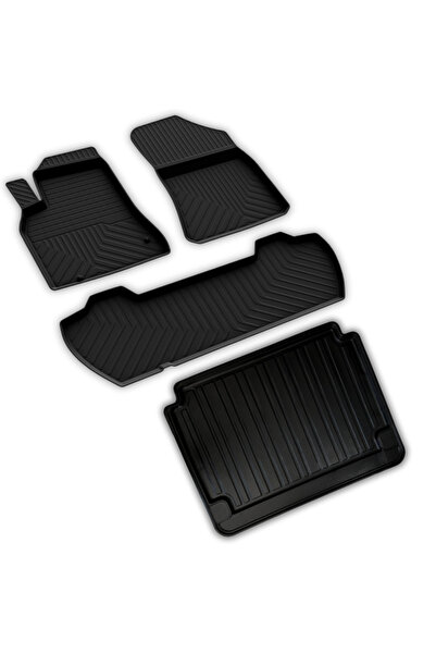 ferrous autoaccessories Peugeot Partner Tepee Ferrous 4D Paspas ve 3D Bagaj Havuzu 2008 2019