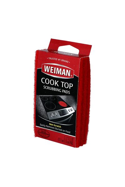 Weiman 3-Piece Non-Scratch Durable Cook Top Scrubbing Pad 12.7 x 7.9cm