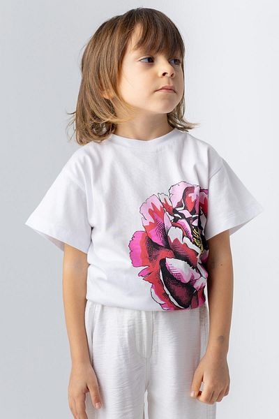 Zeyland Girl's Rose Printed T-Shirt