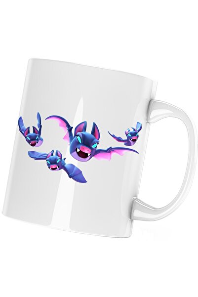 OEM Cana albă personalizată „Bats Clash Royale GTA”, INOVATIX®. 330 ml