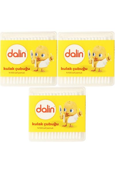 Dalin Ear Sticks 100 Pieces (Set of 3)