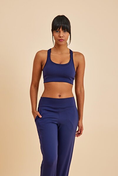 Amarelle Αθλητικό παντελόνι γυμναστικής με ψηλόμεσο γυναικείο παντελόνι Jogger σε μπλε ναυτικό χρώμα