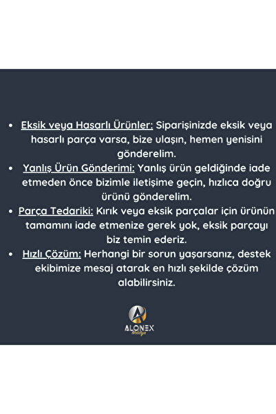 ALONEX HOME DİANA ORTA SEHPA YAN SEHPA MERMER DESENLİ