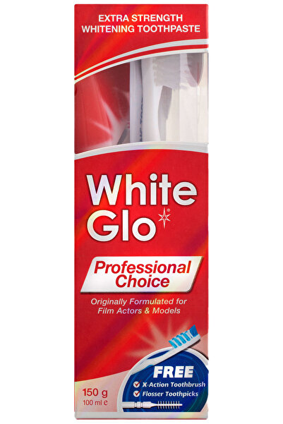 White Glo Beyazlatıcı Diş Macunu Ekstra Formül 150g Avantajlı Paket X 2 Adet