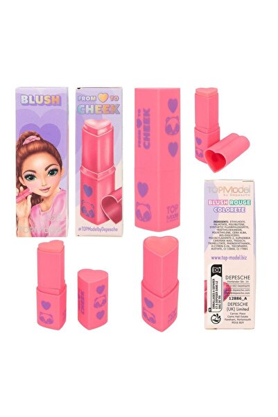 Top Model Kalpli Allık Çubuğu Koyu Pembe