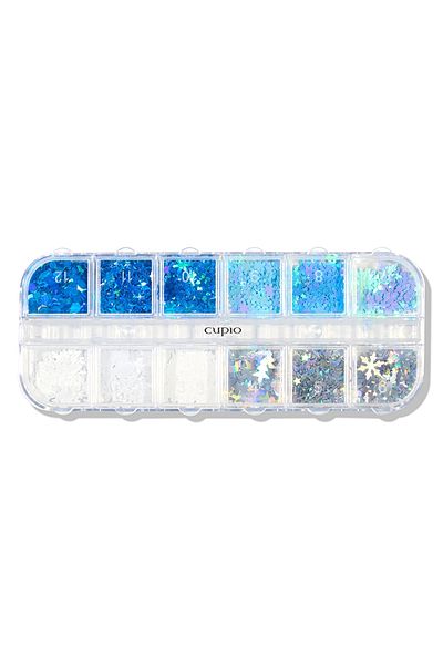 Cupio Ornamente de iarna Flakes - Blue Christmas