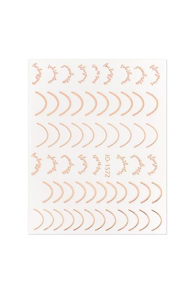 Cupio Abtibild pentru unghii Rose Gold 1572