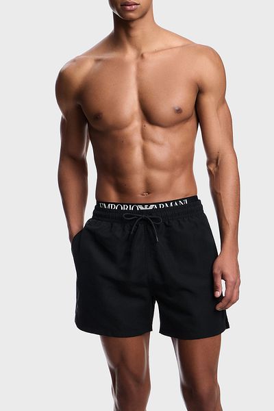 Emporio Armani Logo Regular Fit Normal Waist Pocket Μαγιό Κοντό Ανδρικό ΜΑΓΙΟ ΚΟΝΤΟ EM 000686   AF12329 MC11