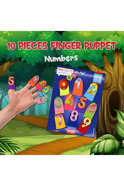 STOREMAX Figures 10 Pieces Finger Puppet , Educational Toy T64-1 655141