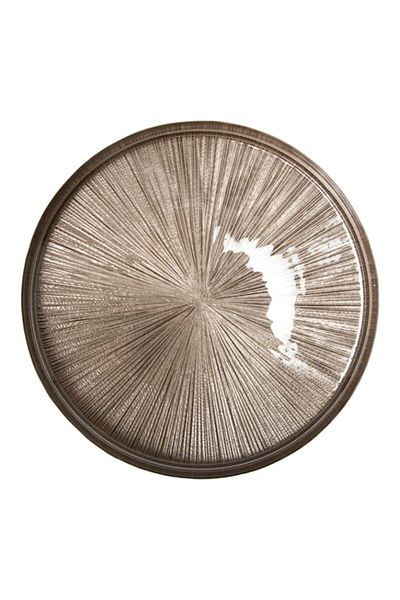 Secret de Gourmet Elegant Round Shaped Glass Astra Dinner Plate 28cm