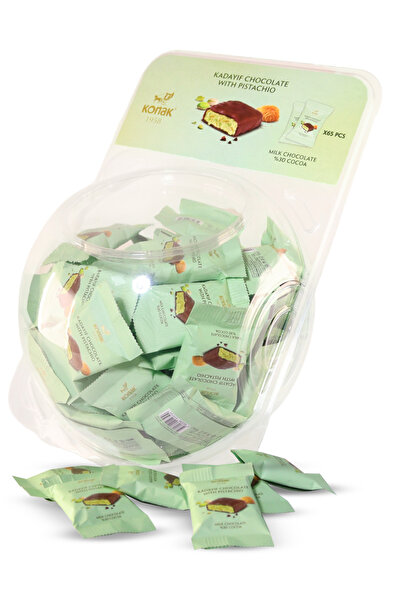 KONAK ANTEP FISTIKLI KADAYIFLI ÇİKOLATA 877 GR ASETAT (65 ADET)