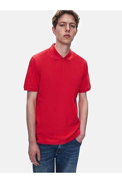 Ltb Lozoko Kırmızı Erkek Polo Yaka Kısa Kol Regular T-Shirt 1225841886089600