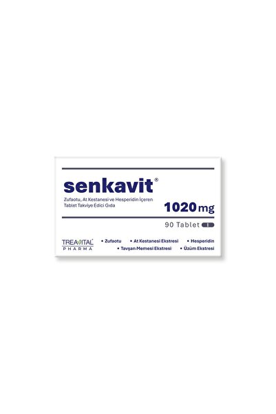 senkavit Zufaotu, At Kestanesi, Hesperidin İçeren 90 Tablet