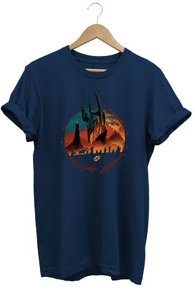 remonz Μπλουζάκι της σειράς Lord of the Rings Sauron με στάμπα 100% βαμβακερό κανονικό μέγεθος