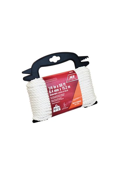ACE Durable High Strength Multi-Purpose Nylon Rope 6.4mm x 15.2m