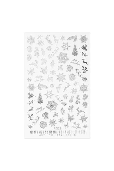 Cupio Tatuaj unghii Cupio Winter Magic - F252 Silver