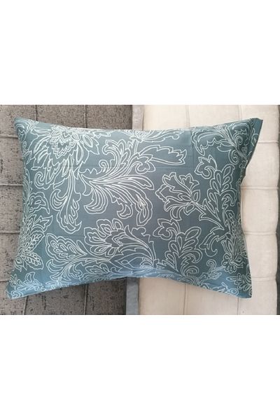 Taç Crown Flower Cotton Satin Pillow Set (2 Pieces 50X70 cm)