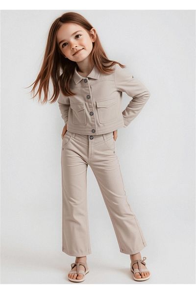 MAYORAL Girl's Wide Leg Pants 3555