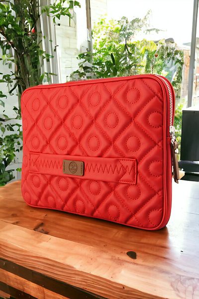 QUB CLUB Geantă unisex matlasată pentru notebook pentru computer Mac Book Air Pro