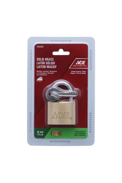 ACE قفل نحاسي صلب 40 مم