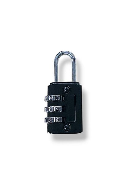 tg tek-iş global Keyless Padlock 3 Digit Password Combination Strong Encryption Bag Lock