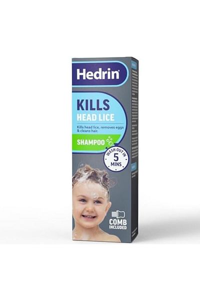 Hedrin Head Lice Shampoo & Comb Kit