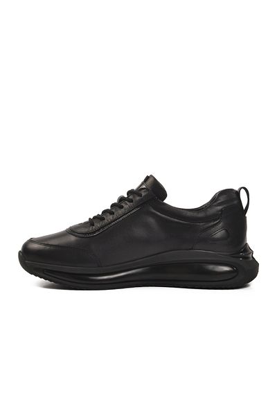 WALKWAY Μαύρο Γνήσιο Δερμάτινο Ανδρικό Sneaker Sucre M Model