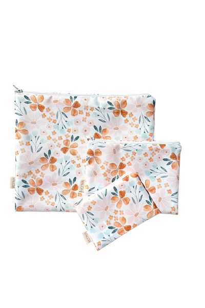 Valoa Compact Zippered 3-Piece Bag Set