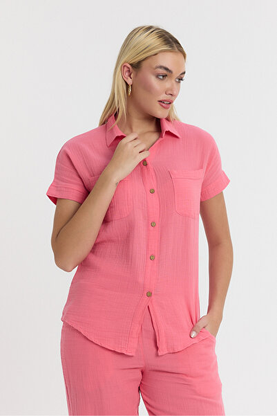 KURULAR RİZE BEZLERİ Collared Short Shirt
