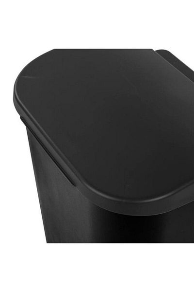 Sterilite D-Shape Design Durable Lift Top Wastebasket 11.3 Gal